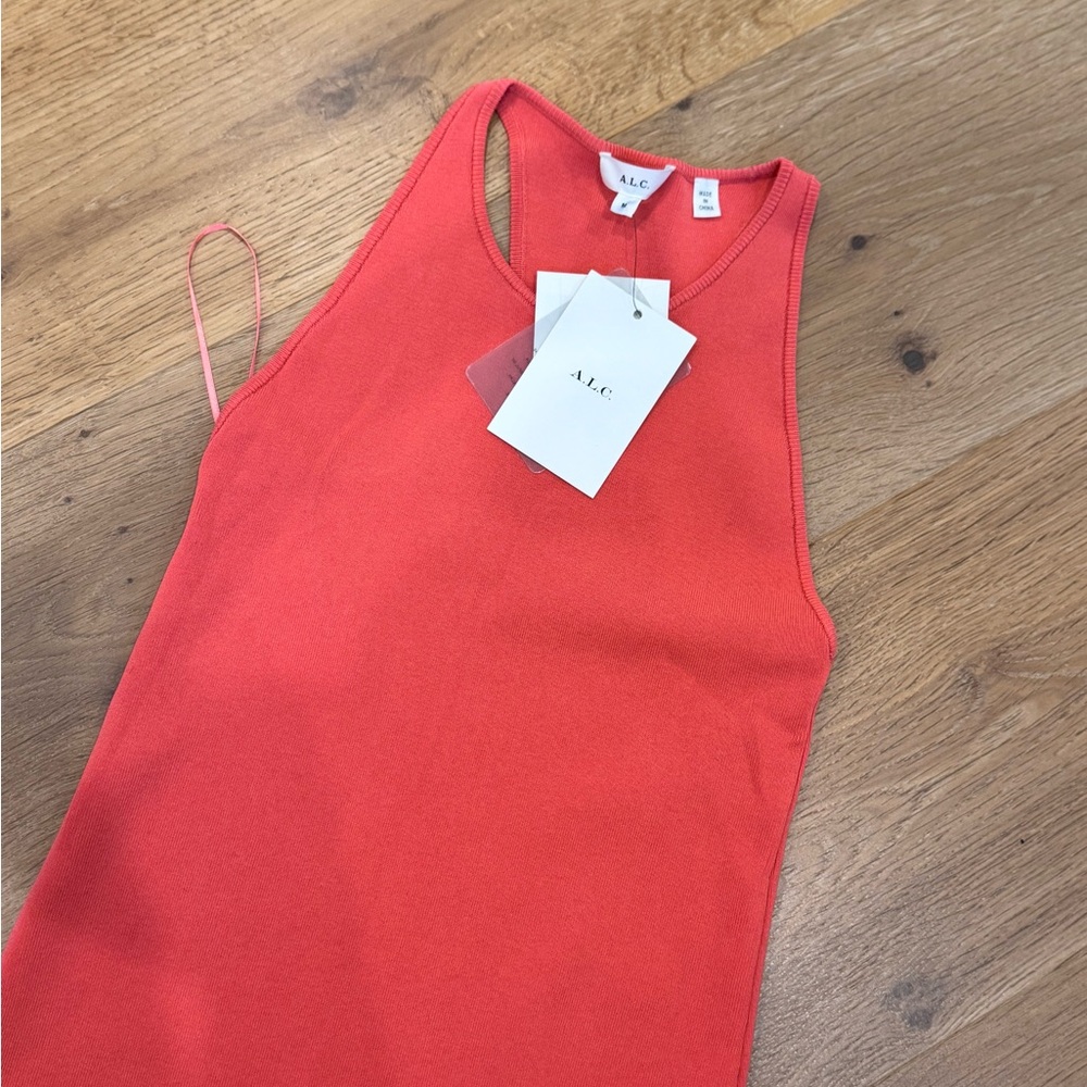 A.L.C. Vibrant Coral Dress